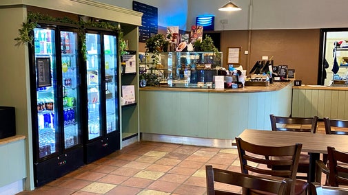 The counter in the Stables Café, Blickling Estate